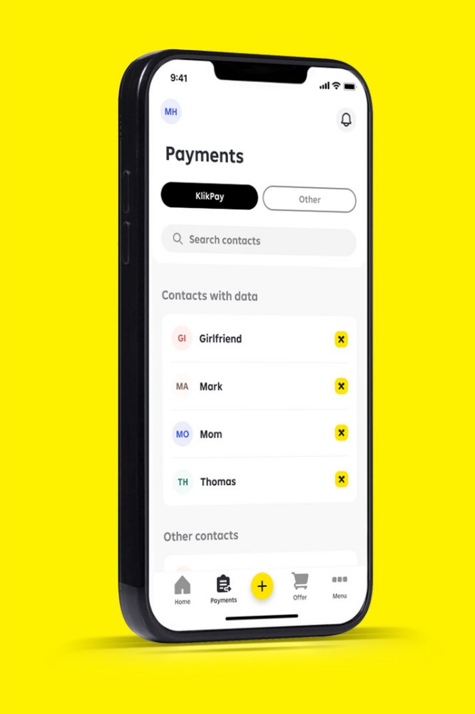 KlikPay in mojaRBA app